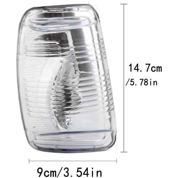 Side Mirror Indicator Lamp Lens Cover for Ford Transit T150 250 350 2015-2021 - Picture 4 of 6